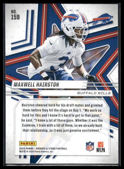 2025 Panini Rookies & Stars #159 Maxwell Hairston Red