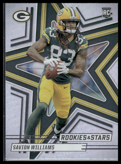 2025 Panini Rookies & Stars #174 Savion Williams Green