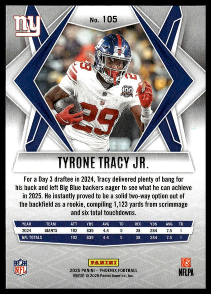 2025 Panini Phoenix #105 Tyrone Tracy Jr.
