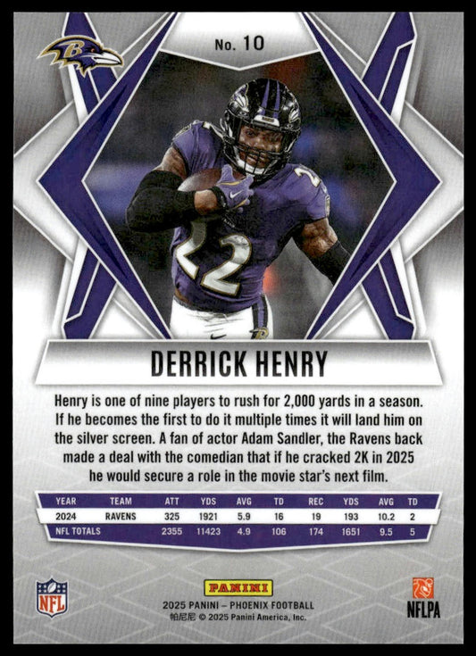 2025 Panini Phoenix #10 Derrick Henry