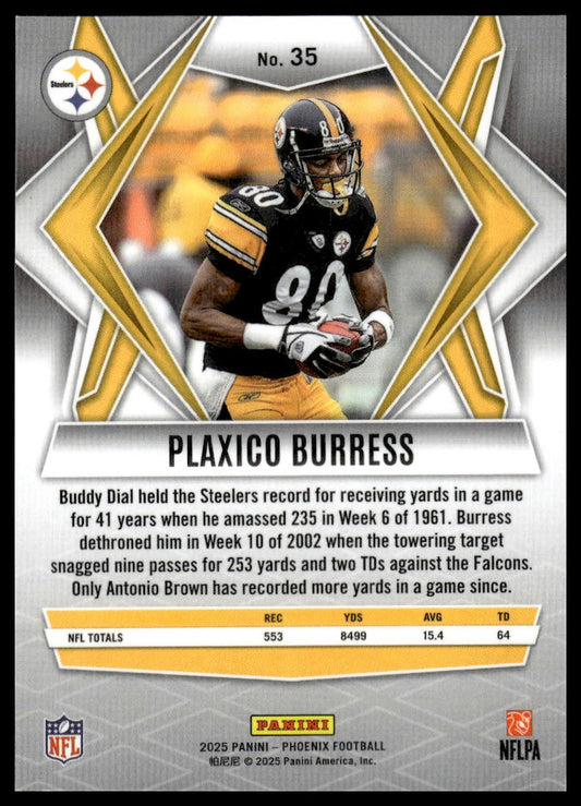 2025 Panini Phoenix #35 Plaxico Burress