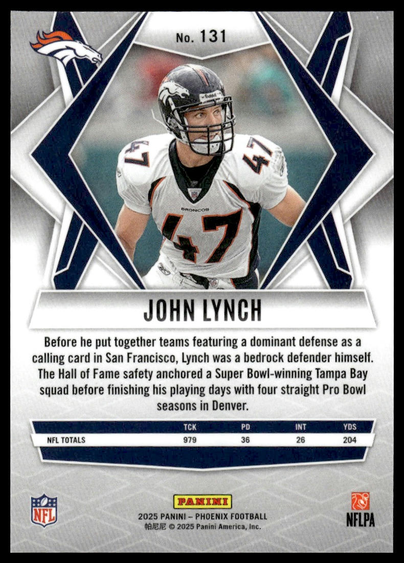 2025 Panini Phoenix #131 John Lynch