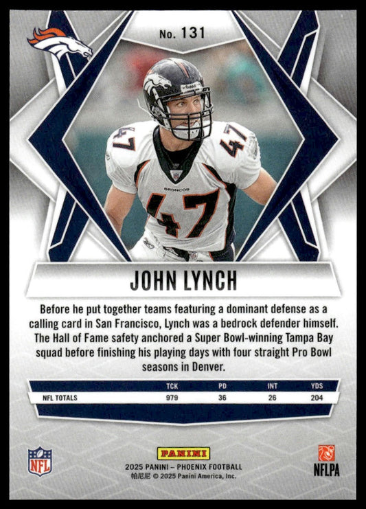 2025 Panini Phoenix #131 John Lynch