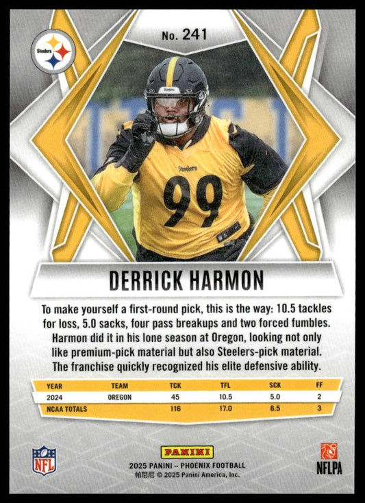 2025 Panini Phoenix #241 Derrick Harmon