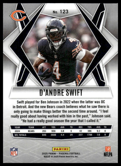 2025 Panini Phoenix #123 D'Andre Swift