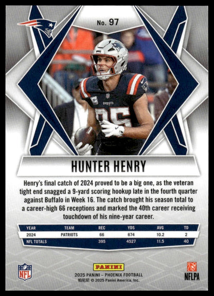 2025 Panini Phoenix #97 Hunter Henry