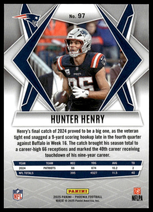 2025 Panini Phoenix #97 Hunter Henry