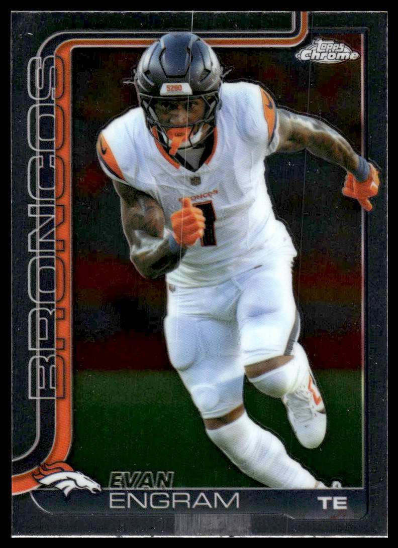 2025 Topps Chrome #92 Evan Engram