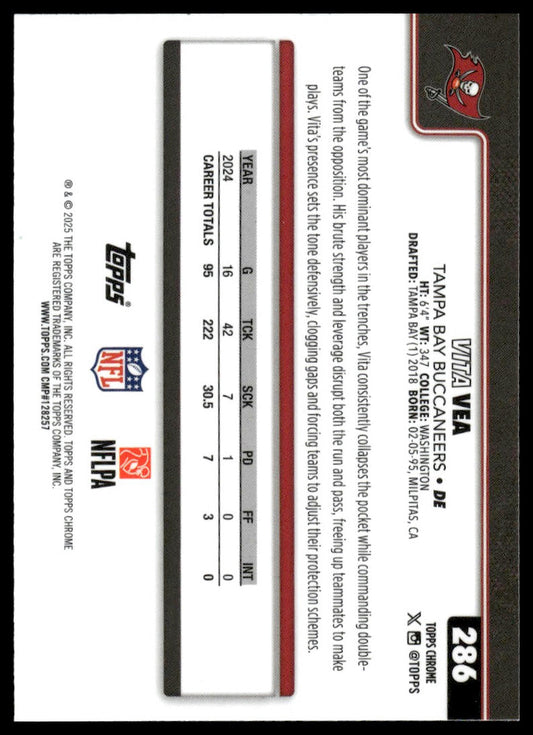 2025 Topps Chrome #286 Vita Vea