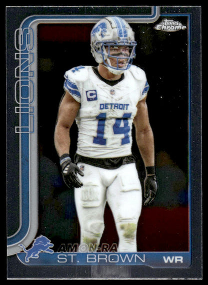 2025 Topps Chrome #98 Amon-Ra St. Brown