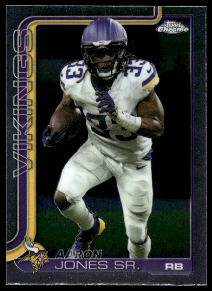2025 Topps Chrome #201 Aaron Jones