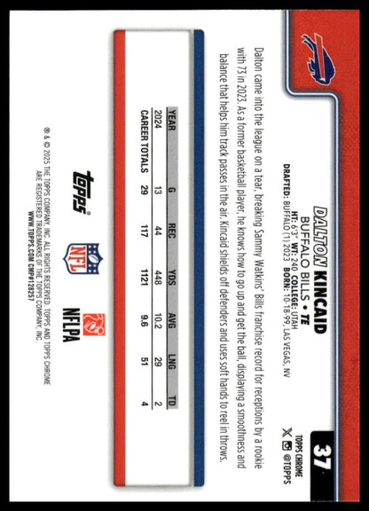2025 Topps Chrome #37 Dalton Kincaid