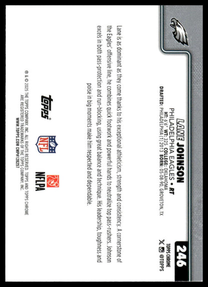 2025 Topps Chrome #246 Lane Johnson