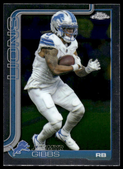2025 Topps Chrome #101 Jahmyr Gibbs