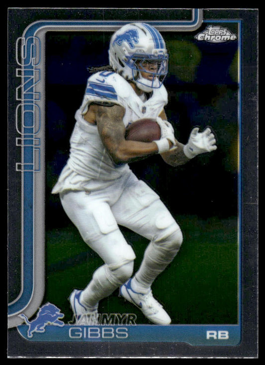 2025 Topps Chrome #101 Jahmyr Gibbs