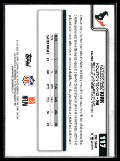 2025 Topps Chrome #117 Christian Kirk