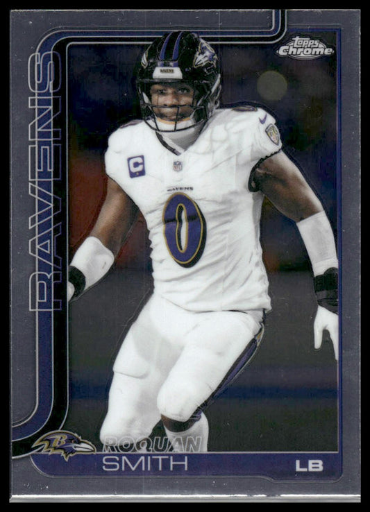 2025 Topps Chrome #27 Roquan Smith Football Leather