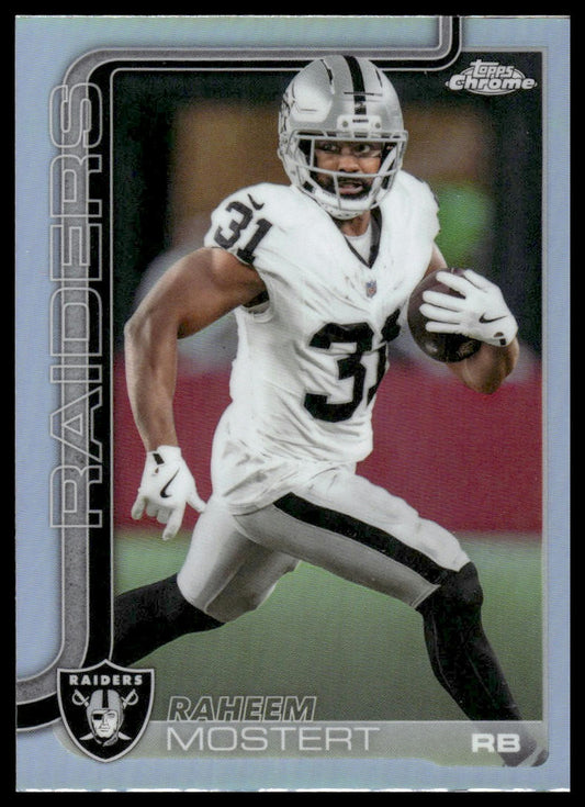2025 Topps Chrome #182 Raheem Mostert Refractor