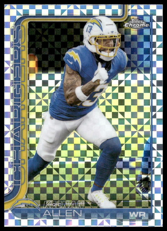2025 Topps Chrome #155 Keenan Allen Geometric Refractor