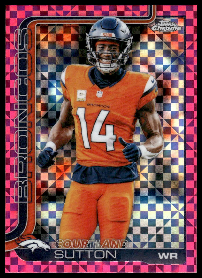 2025 Topps Chrome #86 Courtland Sutton X-Fractor