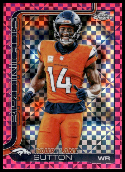 2025 Topps Chrome #86 Courtland Sutton X-Fractor