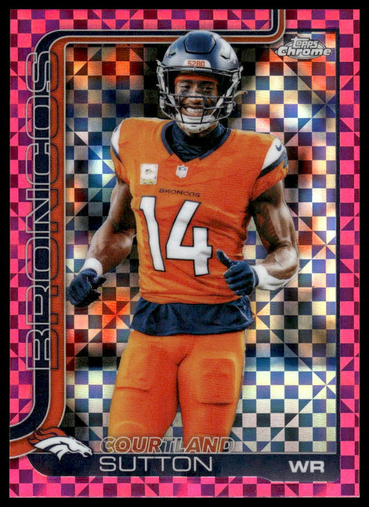 2025 Topps Chrome #86 Courtland Sutton X-Fractor