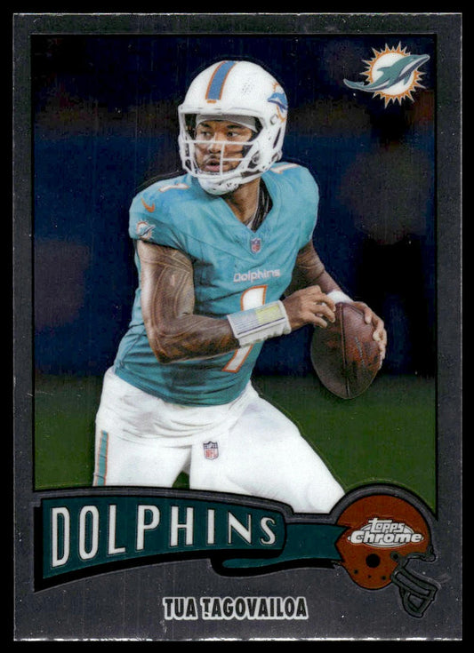 2025 Topps Chrome #1975-21 Tua Tagovailoa 1975 Topps