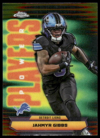 2025 Topps Chrome #PP-12 Jahmyr Gibbs Power Players