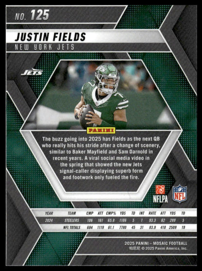 2025 Panini Mosaic #125 Justin Fields