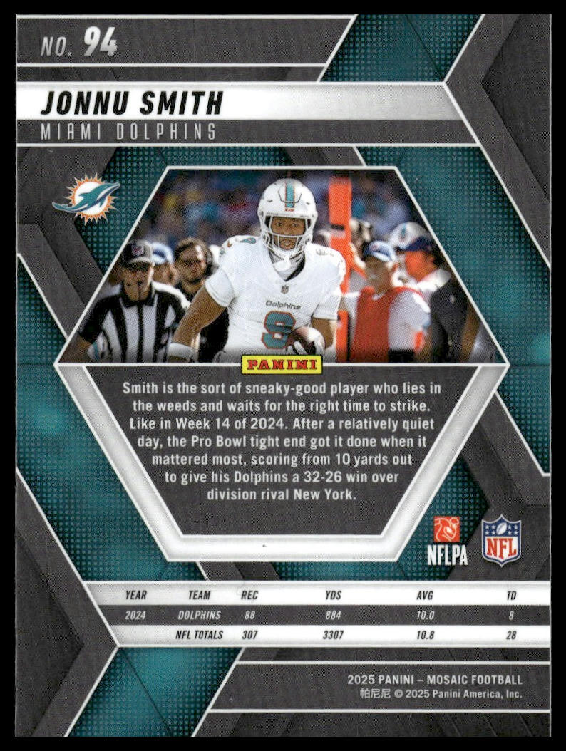 2025 Panini Mosaic #94 Jonnu Smith