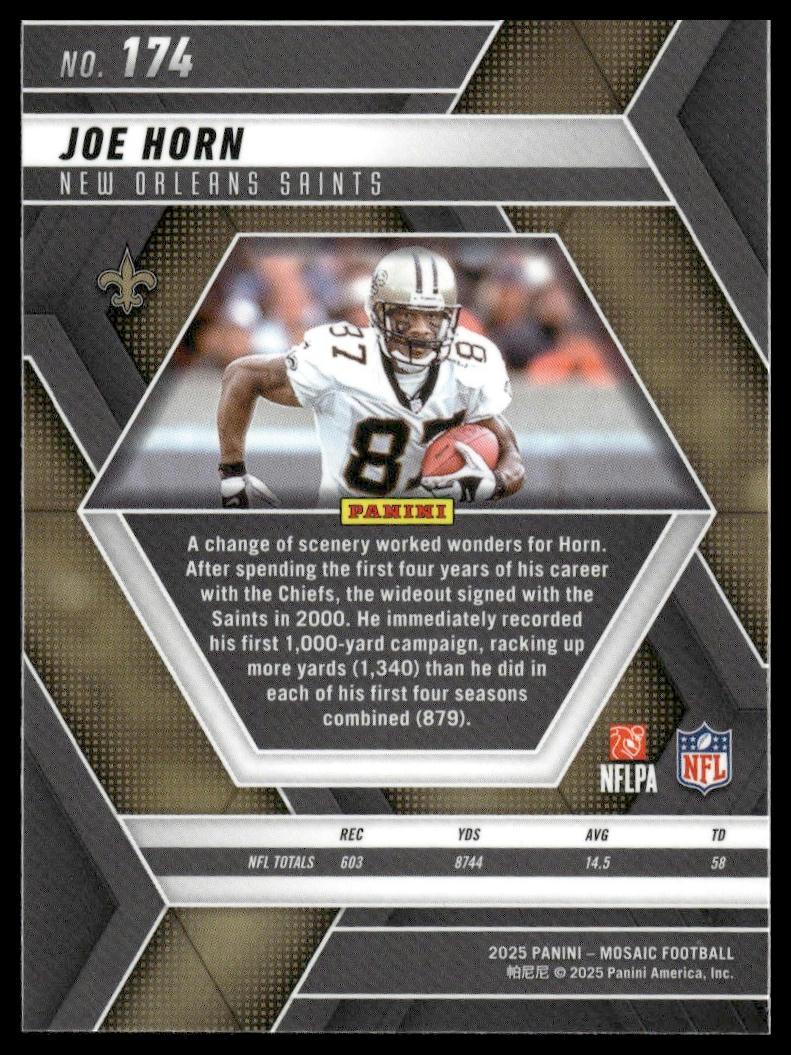 2025 Panini Mosaic #174 Joe Horn
