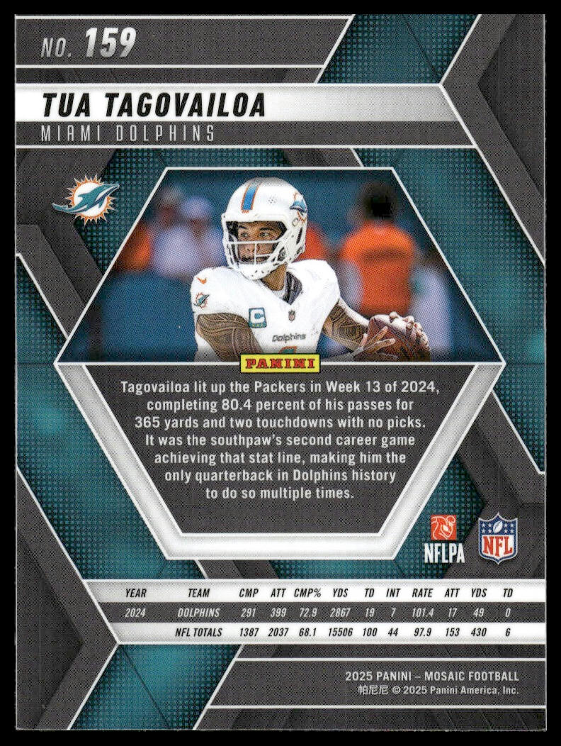 2025 Panini Mosaic #159 Tua Tagovailoa