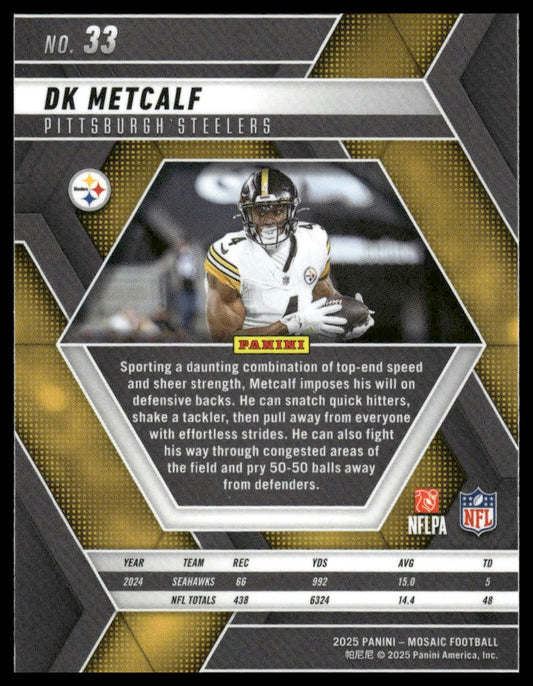 2025 Panini Mosaic #33 DK Metcalf