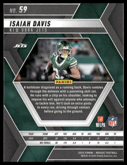 2025 Panini Mosaic #59 Isaiah Davis