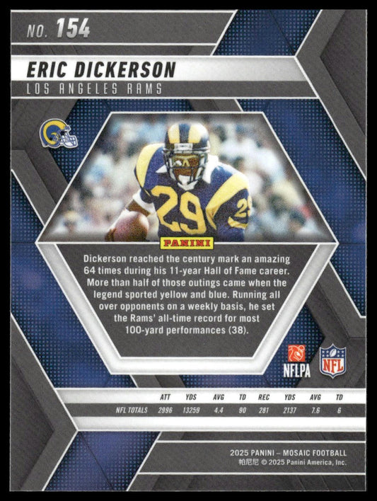 2025 Panini Mosaic #154 Eric Dickerson
