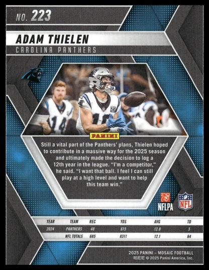 2025 Panini Mosaic #223 Adam Thielen