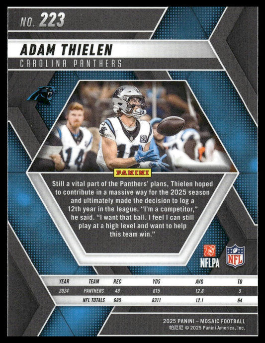 2025 Panini Mosaic #223 Adam Thielen