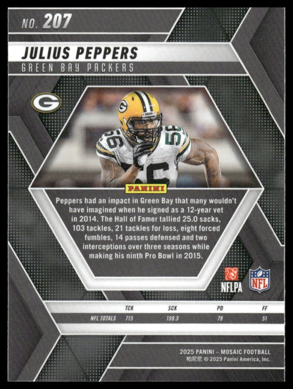 2025 Panini Mosaic #207 Julius Peppers