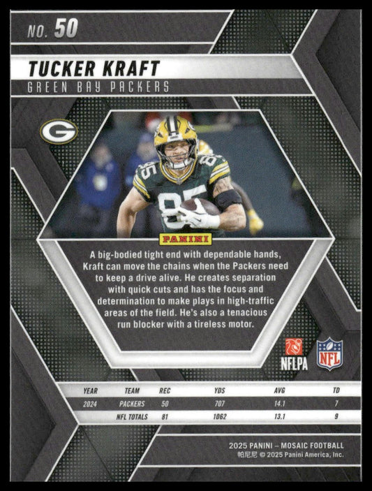 2025 Panini Mosaic #50 Tucker Kraft