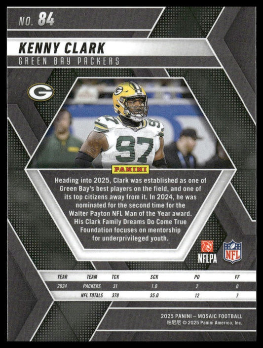 2025 Panini Mosaic #84 Kenny Clark