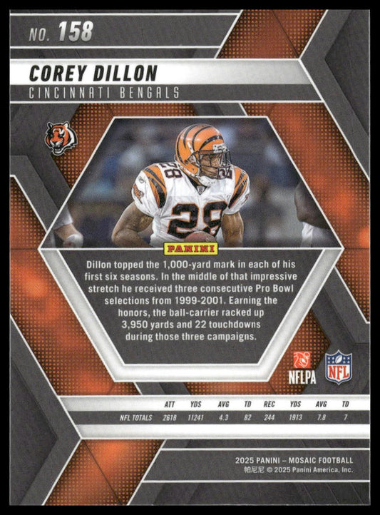 2025 Panini Mosaic #158 Corey Dillon