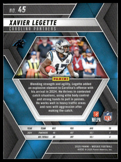 2025 Panini Mosaic #45 Xavier Legette
