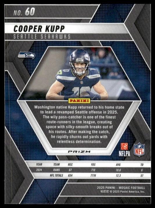 2025 Panini Mosaic #60 Cooper Kupp Mosaic Reactive Yellow
