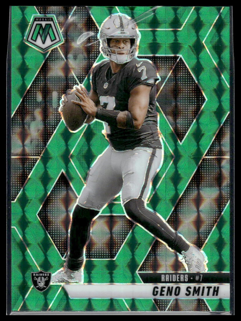 2025 Panini Mosaic #101 Geno Smith Mosaic Green