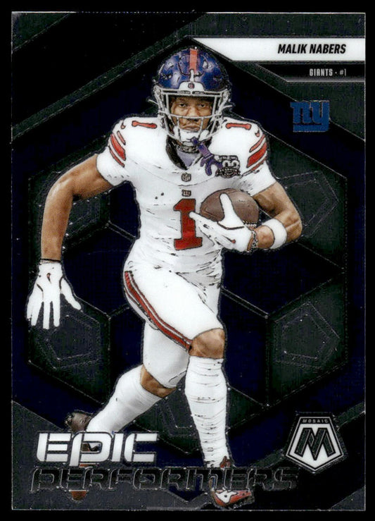 2025 Panini Mosaic #11 Malik Nabers Epic Performers