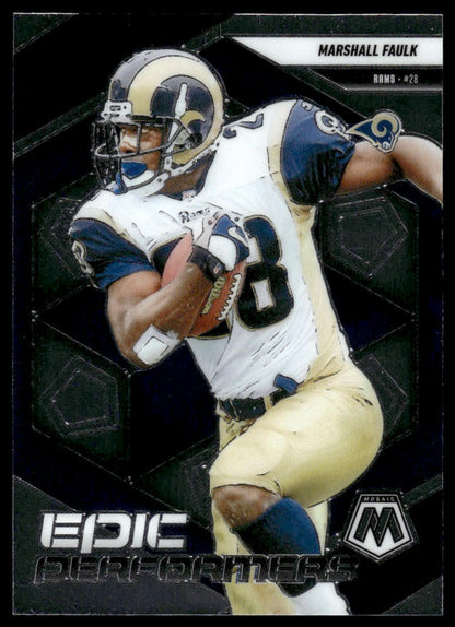 2025 Panini Mosaic #14 Marshall Faulk Epic Performers