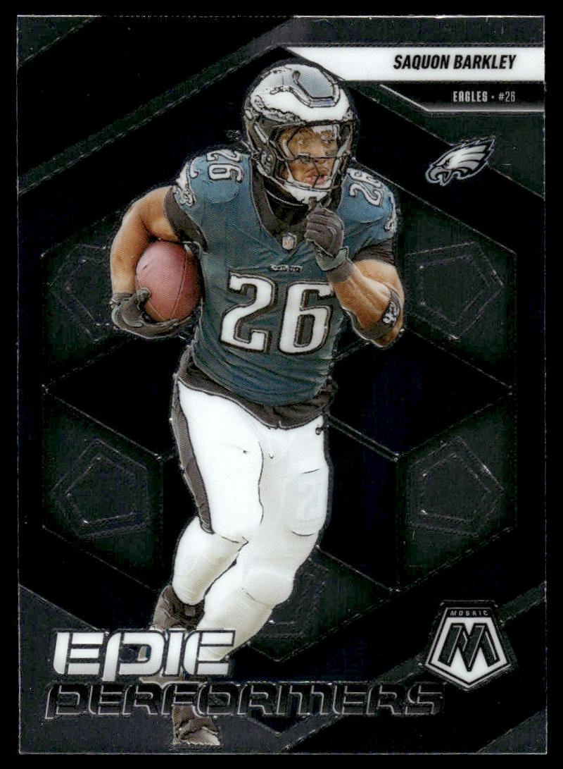 2025 Panini Mosaic #2 Saquon Barkley Epic Performers