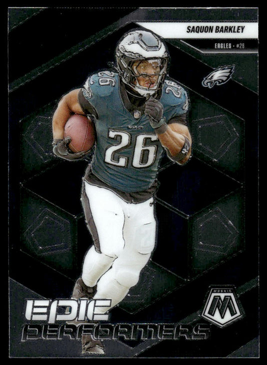2025 Panini Mosaic #2 Saquon Barkley Epic Performers