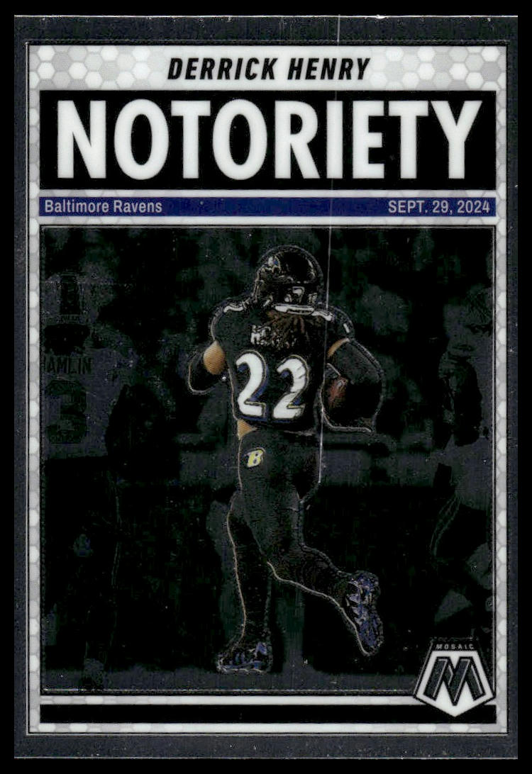 2025 Panini Mosaic #4 Derrick Henry Notoriety