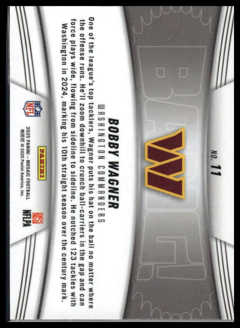 2025 Panini Mosaic #11 Bobby Wagner Bang!